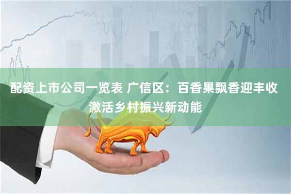 配资上市公司一览表 广信区：百香果飘香迎丰收 激活乡村振兴新动能